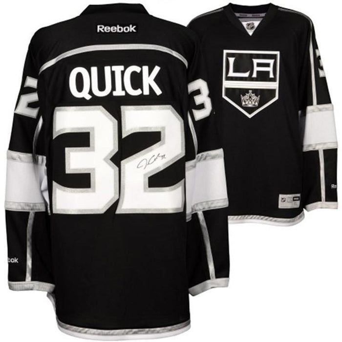 Jonathan Quick Signed Los Angeles Kings Black Premier Jersey