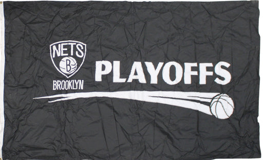 Brooklyn Nets  2014-15  Black and White "Playoff" Banner