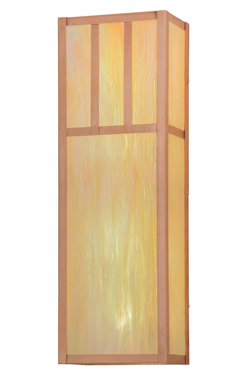 10 Inch W Double Bar Mission Wall Sconce