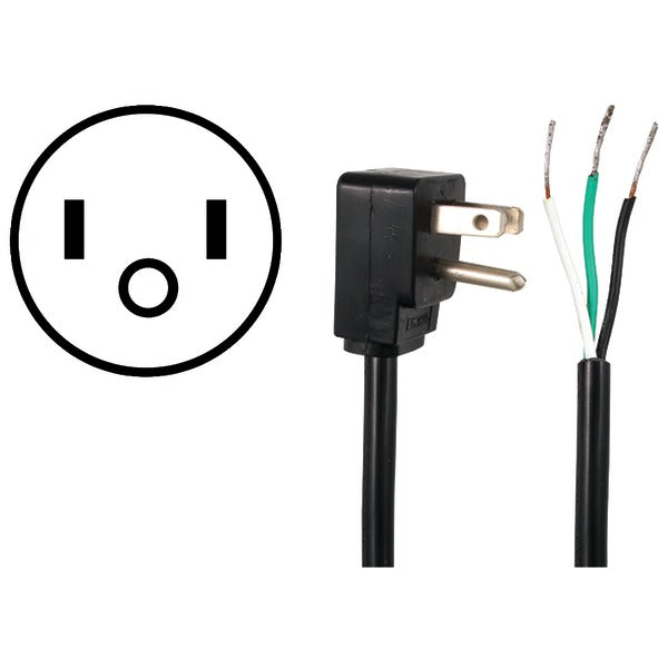 POWER CORD 10A 125V 3'