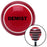 Black Demist Red Stripe Shift Knob with M16 x 15 Insert