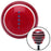 Blue Shift Pattern 27n Red Stripe Shift Knob with M16 x 15 Insert