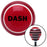 Black Dash Red Stripe Shift Knob with M16 x 15 Insert