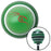 Red Dragon Symbol Green Stripe Shift Knob with M16 x 15 Insert