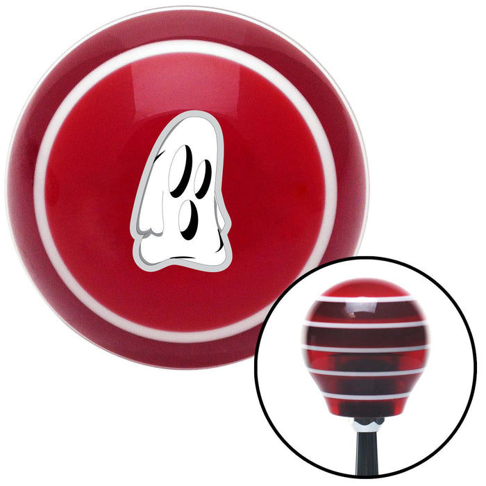 Ghost Red Stripe Shift Knob with M16 x 15 Insert