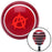 Red Anarchy Red Stripe Shift Knob with M16 x 15 Insert