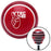 White Vtec This Red Stripe Shift Knob with M16 x 15 Insert