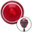 Red American Flag Pole Red Stripe Shift Knob with M16 x 15 Insert