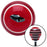 Hatchback Black Red Stripe Shift Knob with M16 x 15 Insert