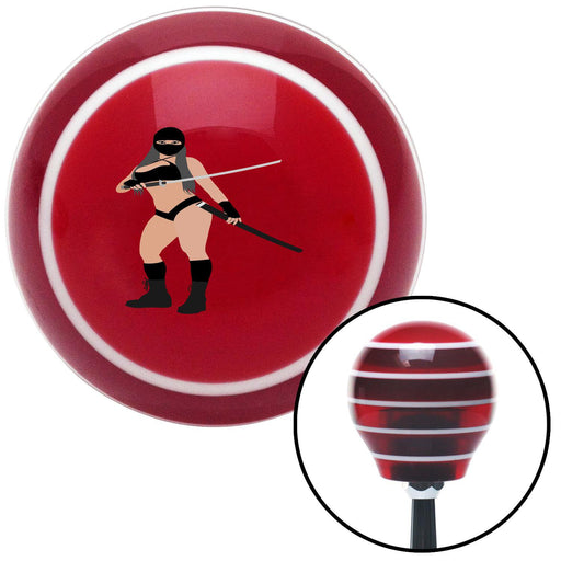 Sexy Ninja Red Stripe Shift Knob with M16 x 15 Insert