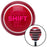 Pink Just Shift It Red Stripe Shift Knob with M16 x 15 Insert