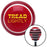 Yellow Tread Lightly Red Stripe Shift Knob with M16 x 15 Insert