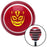 Yellow Lucha Libre Mask Red Stripe Shift Knob with M16 x 15 Insert