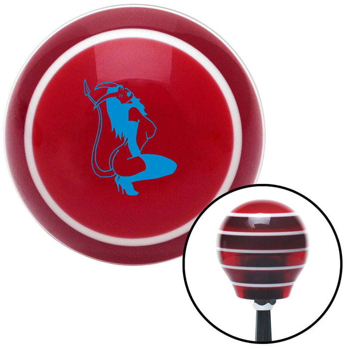 Blue Devil Temptress Red Stripe Shift Knob with M16 x 15 Insert