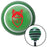 Red Husky Green Stripe Shift Knob with M16 x 15 Insert