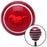 Red Mustang Red Stripe Shift Knob with M16 x 15 Insert