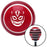 White Lucha Libre Mask Red Stripe Shift Knob with M16 x 15 Insert