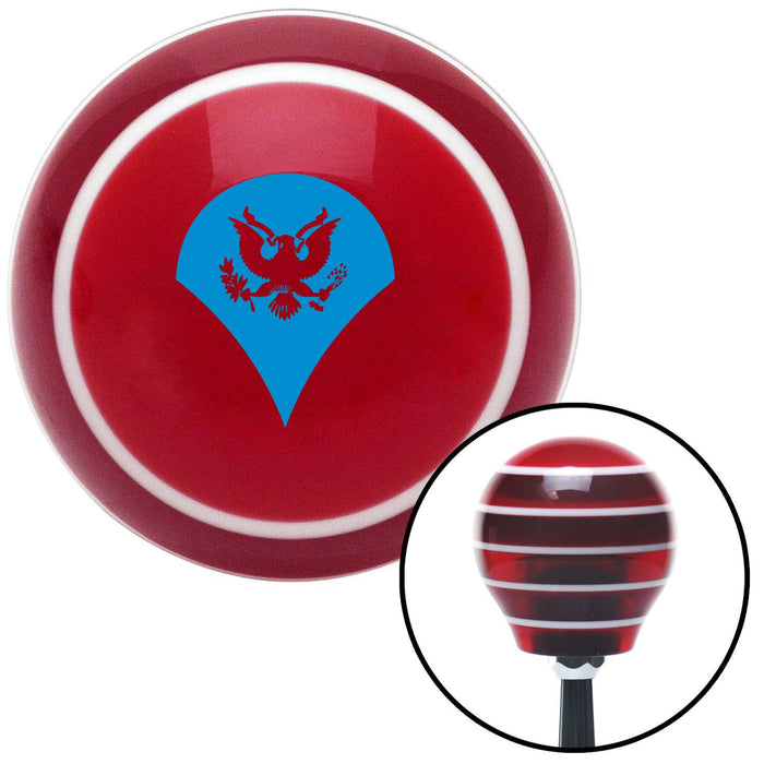 Blue Specialist Red Stripe Shift Knob with M16 x 15 Insert