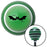 Bats Green Stripe Shift Knob with M16 x 15 Insert