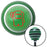 Red Domo Classic Green Stripe Shift Knob with M16 x 15 Insert