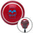 Blue Skull Red Stripe Shift Knob with M16 x 15 Insert