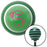 Pink Domo Classic Green Stripe Shift Knob with M16 x 15 Insert