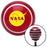 Yellow Nasa Logo Circle  Red Stripe Shift Knob with M16 x 15 Insert