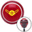 Yellow Airman Red Stripe Shift Knob with M16 x 15 Insert