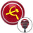 Yellow Hammer  Sickle Red Stripe Shift Knob with M16 x 15 Insert