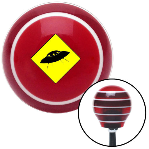 Yield to UFO Red Stripe Shift Knob with M16 x 15 Insert