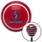 Blue Speed Junkie Red Stripe Shift Knob with M16 x 15 Insert