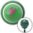 Pink Scorpion Green Stripe Shift Knob with M16 x 15 Insert