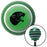 Black Panther Green Stripe Shift Knob with M16 x 15 Insert