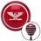 White Colonel Red Stripe Shift Knob with M16 x 15 Insert