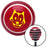 Yellow Felix The Cat Smiling Red Stripe Shift Knob with M16 x 15 Insert