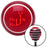 Red Shift Pattern 56n Red Stripe Shift Knob with M16 x 15 Insert