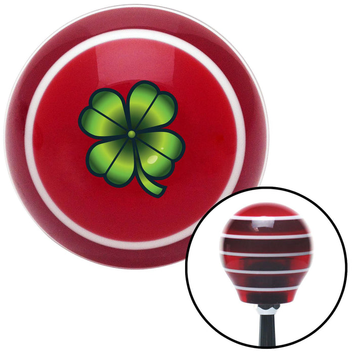 Slots Clover Red Stripe Shift Knob with M16 x 15 Insert