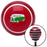 Green Camper Red Stripe Shift Knob with M16 x 15 Insert