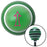 Pink Fancy Outlined Directional Arrow Up Green Stripe Shift Knob with M16 x 15 Insert