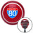 Route 80 Red Stripe Shift Knob with M16 x 15 Insert