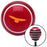 Orange Eagle Red Stripe Shift Knob with M16 x 15 Insert