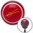 Orange Drumsticks Clenched Red Stripe Shift Knob with M16 x 15 Insert