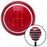 Red Shift Pattern 2n Red Stripe Shift Knob with M16 x 15 Insert