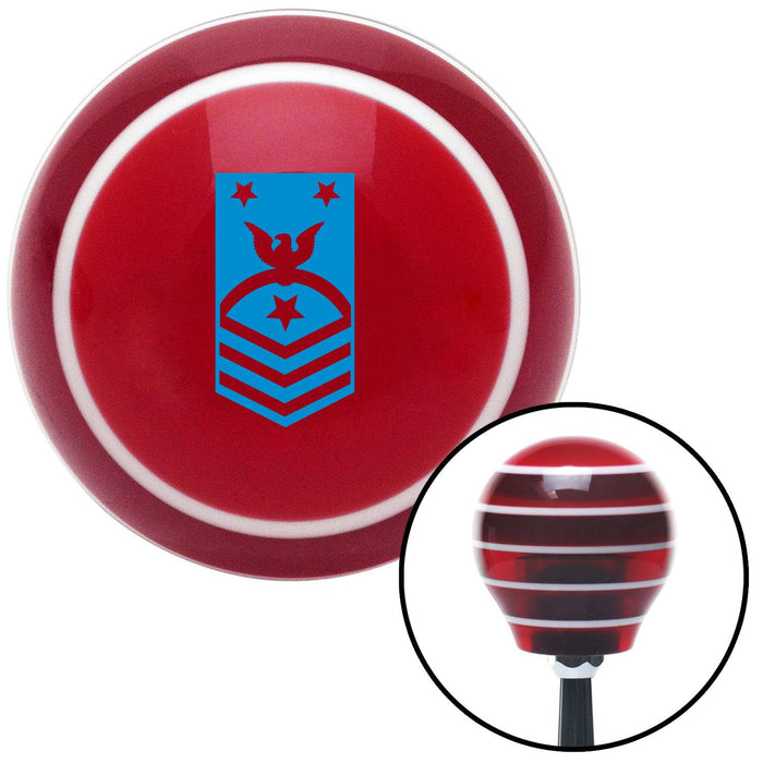 Blue Force or Fleet Command  Red Stripe Shift Knob with M16 x 15 Insert