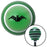 Bat Green Stripe Shift Knob with M16 x 15 Insert