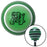 Black Bulldog Angry Green Stripe Shift Knob with M16 x 15 Insert