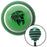 Black Wildcat Green Stripe Shift Knob with M16 x 15 Insert