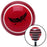 Black Eagle with Arrow Red Stripe Shift Knob with M16 x 15 Insert