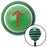 Red Dotted Directional Arrow Up Green Stripe Shift Knob with M16 x 15 Insert