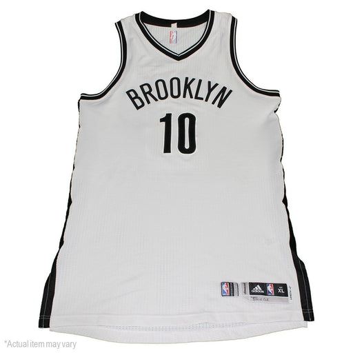 Markel Brown Brooklyn Nets 2015-2016 Game Used #22 White Jersey 3/26- 4/11 (BKN02293 - L)